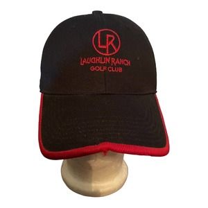 Laughlin Ranch Golf Club‎ Baseball Hat Black Red Adjustable